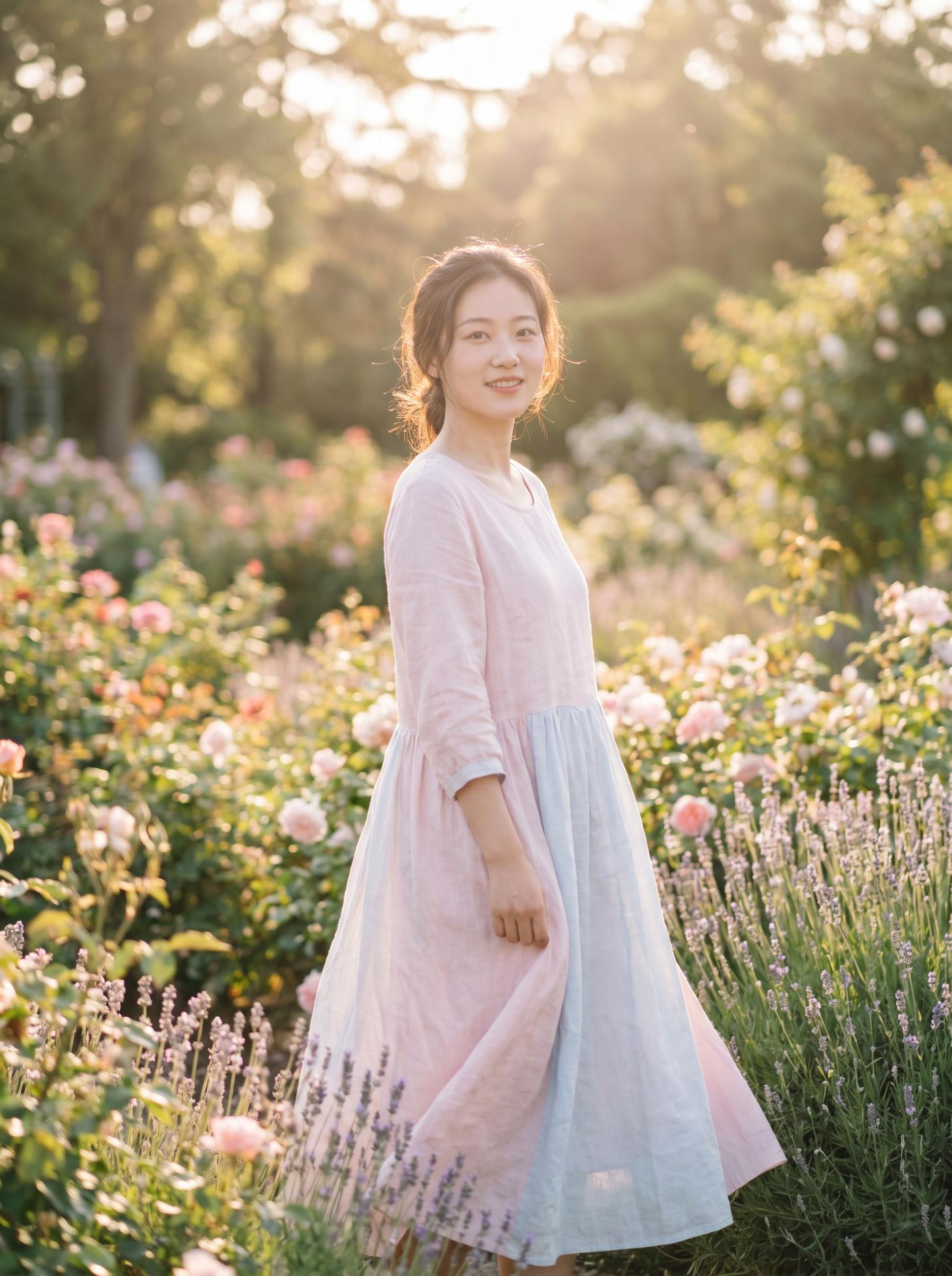 户外勾搭美图：清新自然美少女写真